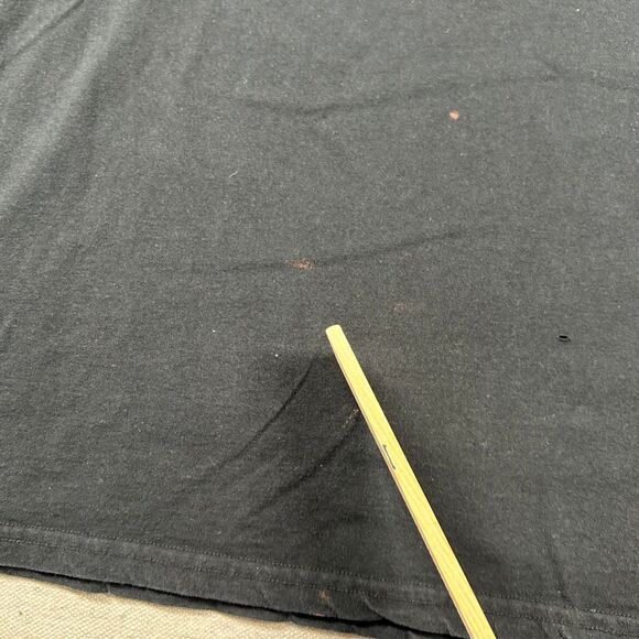 Rafael Nadal Shirt Mens 4xl Tennis Solid Black Baggy Oversized Thrashed T-Shirt - Picture 8 of 11